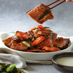 [강릉댁 시래기 코다리조림 900g] 2~3인분 코다리찜 매콤 쫄깃 간편 밀키트