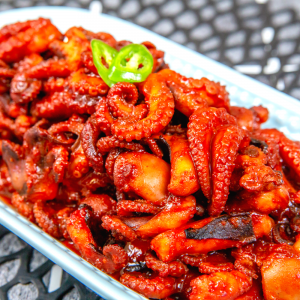 [햇살쭈꾸미 500g] 2인분 양념쭈꾸미 볶음 간편조리 캠핑요리